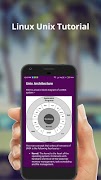 Linux Unix Tutorial captura de pantalla 2