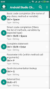 Cheatsheet For Android Studio تصوير الشاشة 2