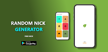 برنامه‌نما Random Nick Generator عکس از صفحه