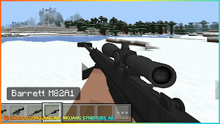 برنامه‌نما weapons mod for minecraft pe عکس از صفحه