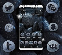 Black Stone Launcher Theme screenshot 4