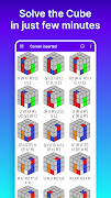 Cube Solver Algs 3x3 تصوير الشاشة 1