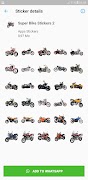 Super Bike Stickers स्क्रीनशॉट 6