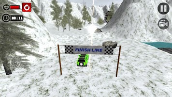 SUV Snow Driving 3D screenshot 5