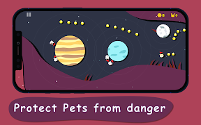 Space Pets: Gravity Chaos ảnh chụp màn hình 1