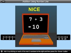 Addition Using Number Line lite version imagem de tela 3