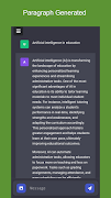 AI Paragraph Generator ภาพหน้าจอ 2