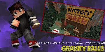 Map Gravity Falls: Blocks City ภาพหน้าจอ 7