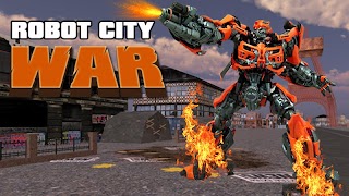 Robot City War poster