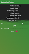 برنامه‌نما Battery Notification عکس از صفحه