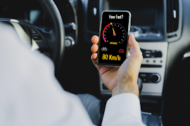 GPS Speedometer - Trip Meter, Speed Tracker On Map स्क्रीनशॉट 1