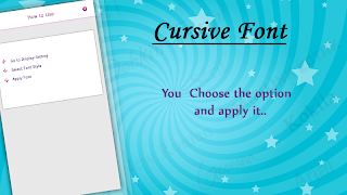 Cursive Font Free Style imagem de tela 1