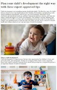Child Development Tips screenshot 1