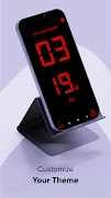 Huge Digital Clock Widget poster