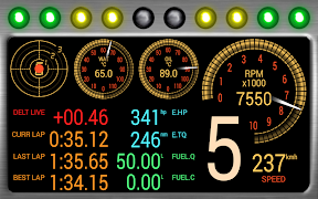 DashMeterPro for rF2 imagem de tela 4