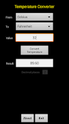 Temperature Converter screenshot 1
