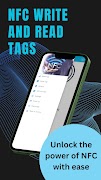 NFC書き込みおよび読み取りタグ ポスター