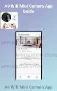 برنامه‌نما A9 Wifi Mini Camera App Guide عکس از صفحه