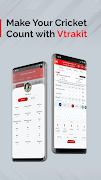 Cricket Scoring App by Vtrakit 스크린샷 1