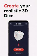 Dice 3D poster