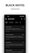 Black Notes - Luxury Notepad پوسٹر