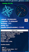 برنامه‌نما GPS Coordinates عکس از صفحه