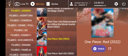 Fox IPTV Player 스크린샷 1