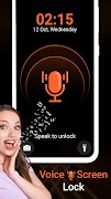 Voice Screen Lock - Unlock screenshot 1