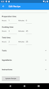 Nextcloud Cookbook capture d'écran 4