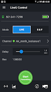 برنامه‌نما LiveU Control عکس از صفحه