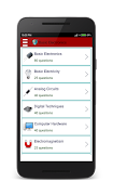 برنامه‌نما Basic Electronics Quiz عکس از صفحه