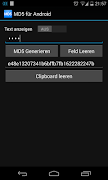 MD5 für Android [Holo] screenshot 1