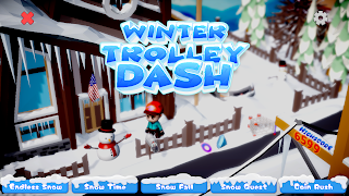 Winter Trolley Dash اسکرین شاٹ 5