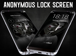 Anonymous Lock Screen Affiche