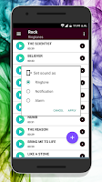 Rock Ringtones captura de pantalla 1