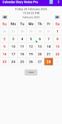 Calendar Diary Notes 海报