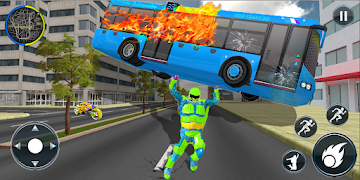 Flying Robot Car Transform screenshot 3