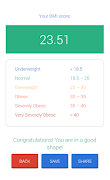 BMI Calculator اسکرین شاٹ 6