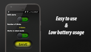 Flashlight on SMS Screenshot 5