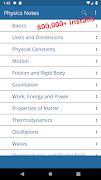 Physics Notes تصوير الشاشة 7
