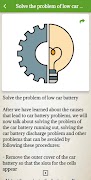 برنامه‌نما car battery عکس از صفحه