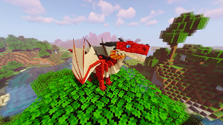 Dragon Minecraft Mod poster
