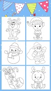 3 Schermata Christmas Coloring Book