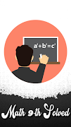 9th class math solution guide постер