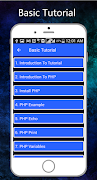 Learn PHP - Offline Tutorial imagem de tela 2