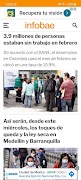 Infobae Colombia screenshot 1