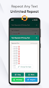 Text Repeater & Fancy Text تصوير الشاشة 1
