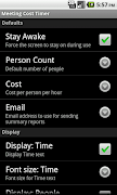 برنامه‌نما Meeting Cost Timer عکس از صفحه