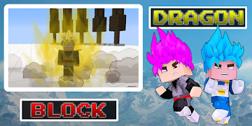 Dragon block mod پوسٹر