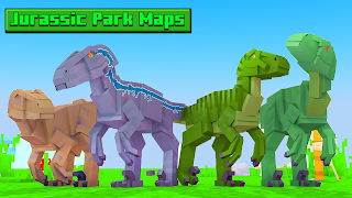 Jurassic craft - dino maps poster
